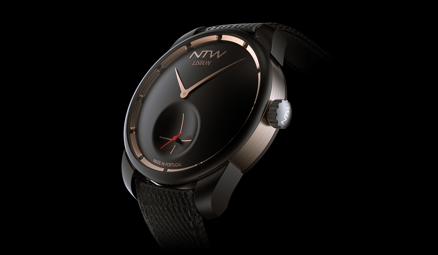 texture，ntw，Lisbon，Automatic watch，conceptual design，industrial design，